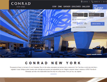 Tablet Screenshot of conradnewyorkhotel.com